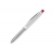 Balpen Shine stylus metaal wit / rood