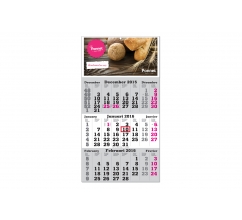 3-maands kalender bedrukken