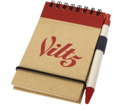 Zuse A7 gerecycled jotter kladblok met pen bedrukken