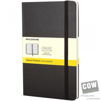 Afbeelding van relatiegeschenk:Moleskine Classic PK hardcover notitieboek - ruitjes