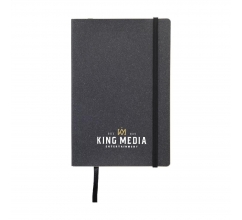 Monti Recycled Leather Notebook A5 notitieboek bedrukken