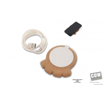 Afbeelding van relatiegeschenk:2267 | Xoopar Corktopus Wireless Charging Pad 10W